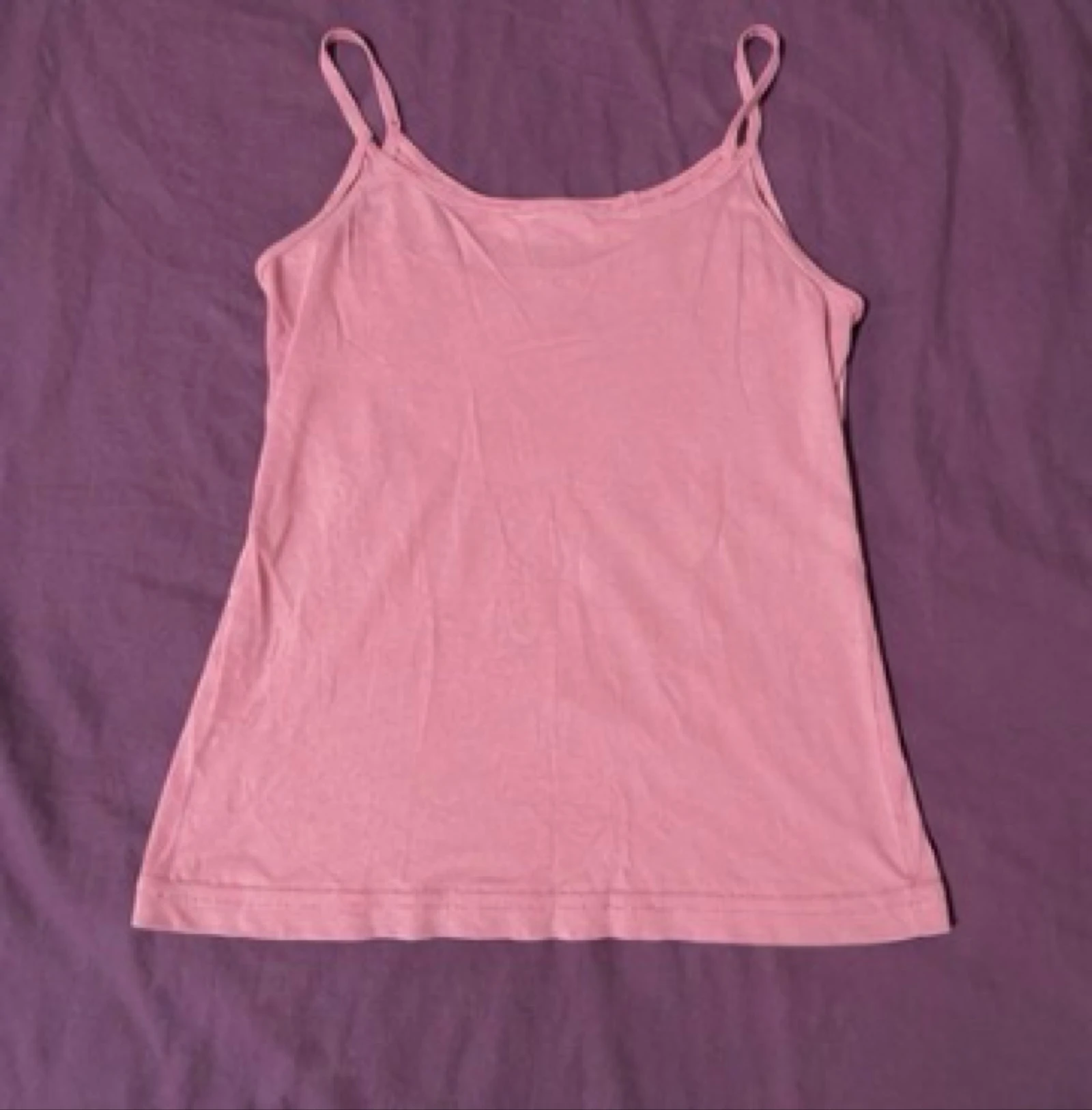 Pink Camaïeu tank top with thin straps – Size 38 – photo 3